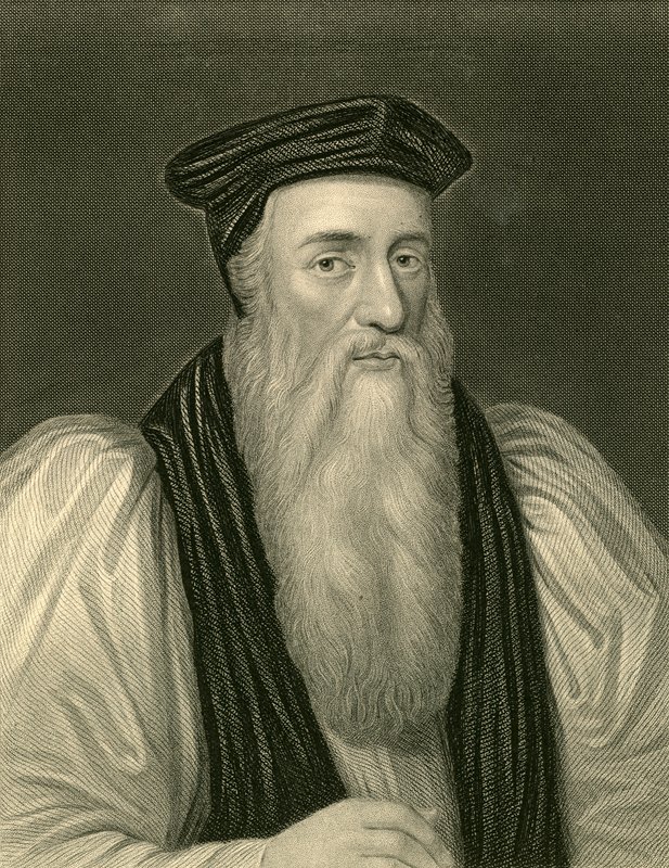 Retrato de Thomas Cranmer de English School