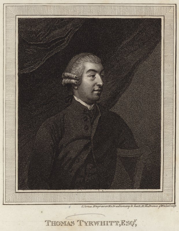 Retrato de Thomas Tyrwhitt de English School