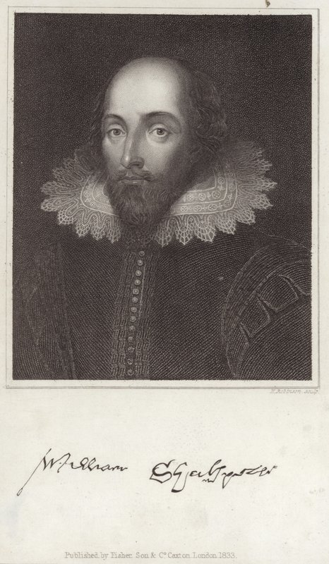 Retrato de William Shakespeare de English School