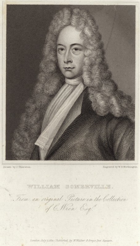 Retrato de William Somerville de English School