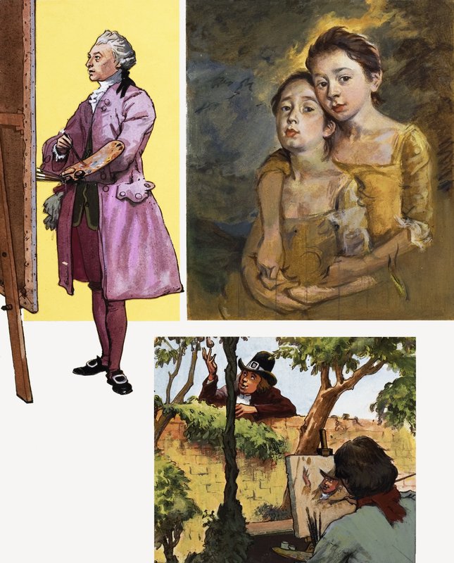 Retrato de un pintor: Las caras eran su fortuna de English School