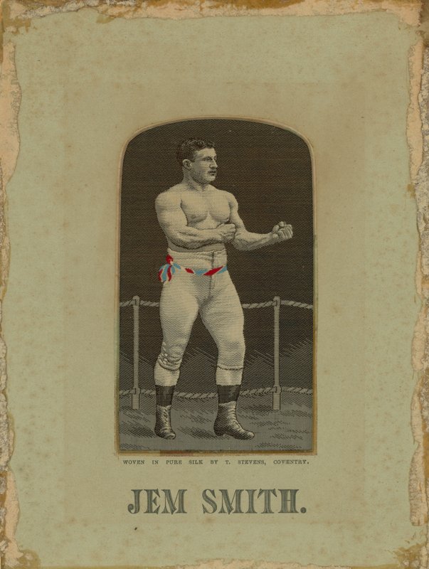 Retrato del boxeador Jem Smith de English School