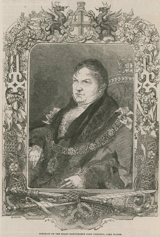 Retrato del Honorable John Johnson, Alcalde de English School