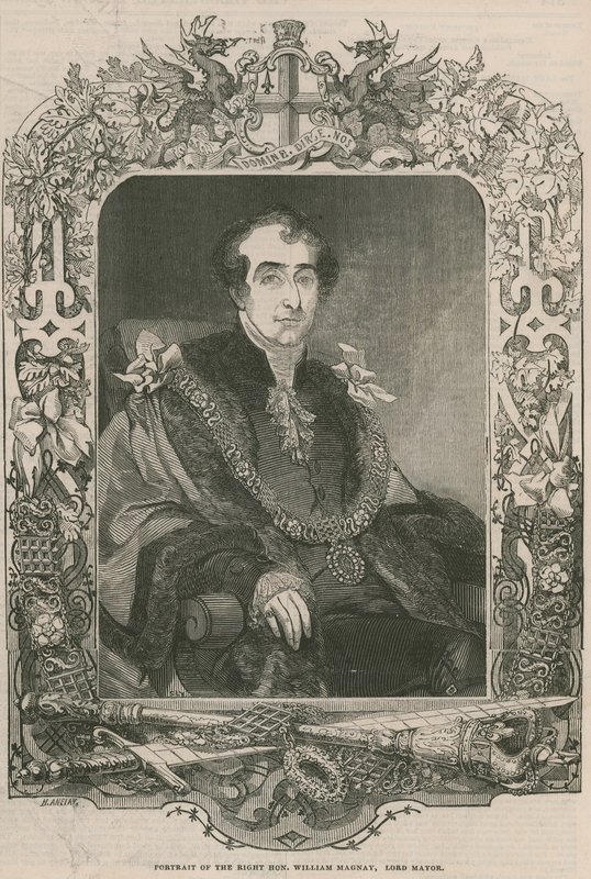 Retrato del Honorable William Magnay, Alcalde de English School