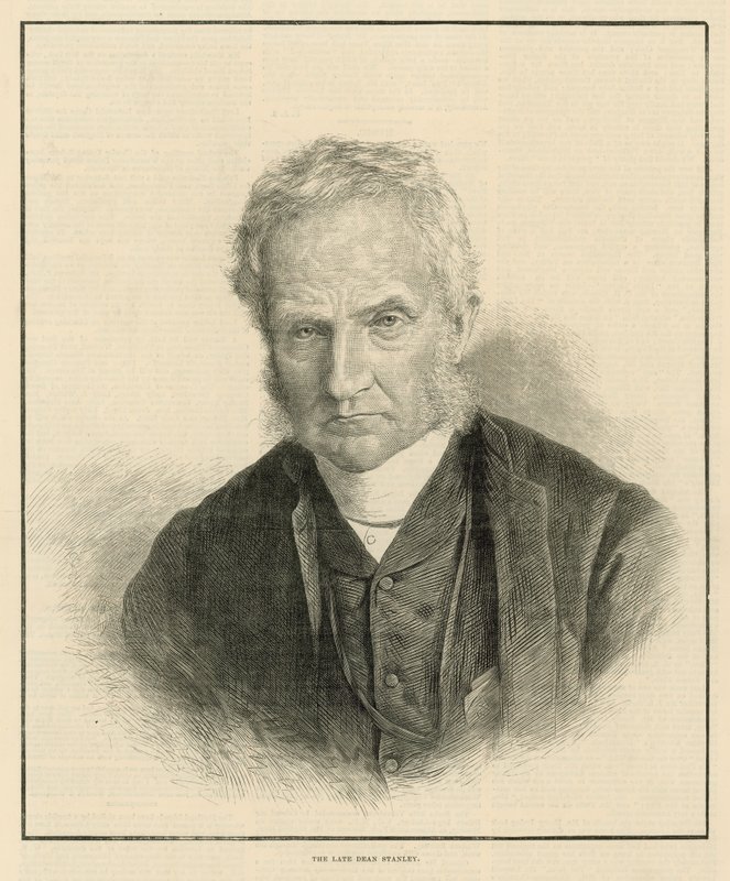 Retrato del difunto Dean Stanley de English School