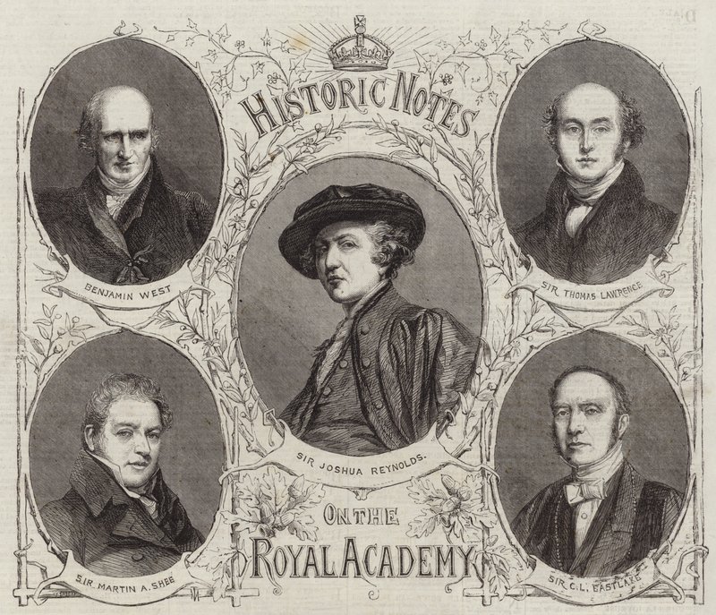 Retratos de los presidentes de la Real Academia de English School
