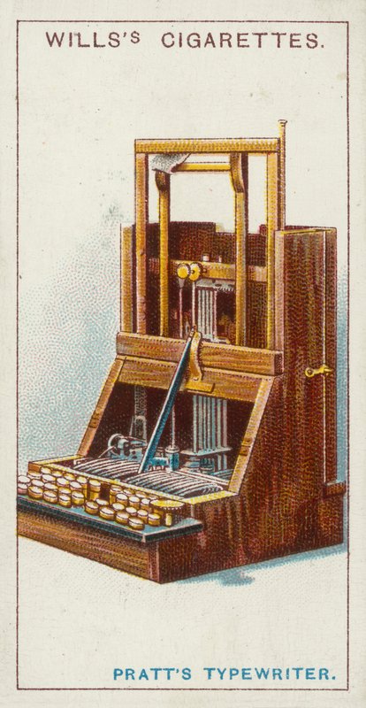 Máquina de escribir de Pratt de English School