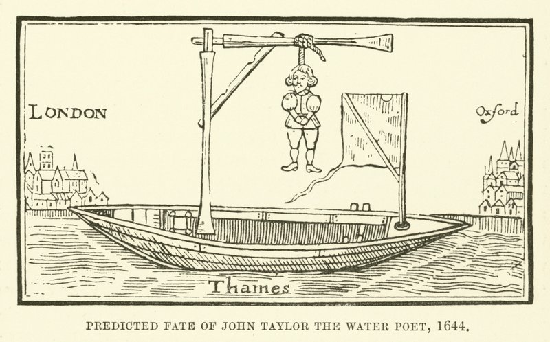 Destino predicho de John Taylor el poeta del agua de English School