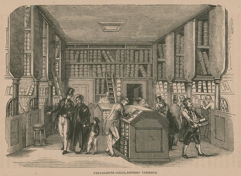 Tribunal de Prerrogativa, Doctors Common, Londres de English School