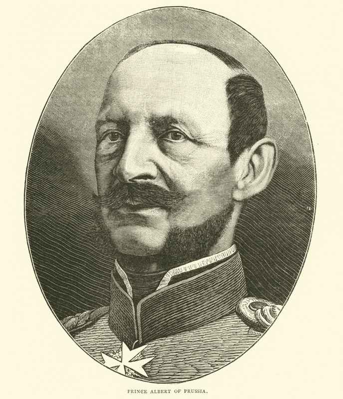 Príncipe Alberto de Prusia, octubre de 1870 de English School