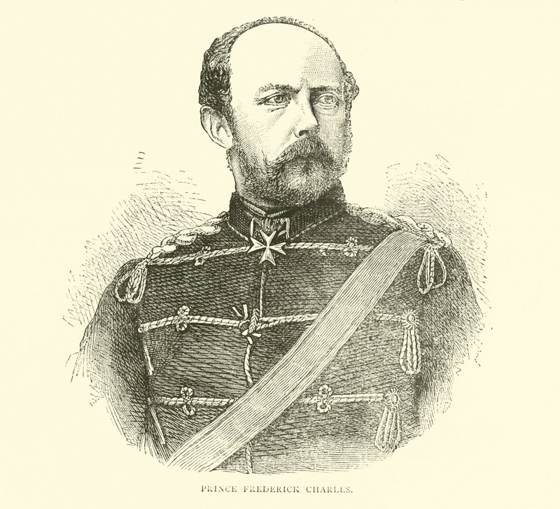 Príncipe Federico Carlos, agosto 1870 de English School