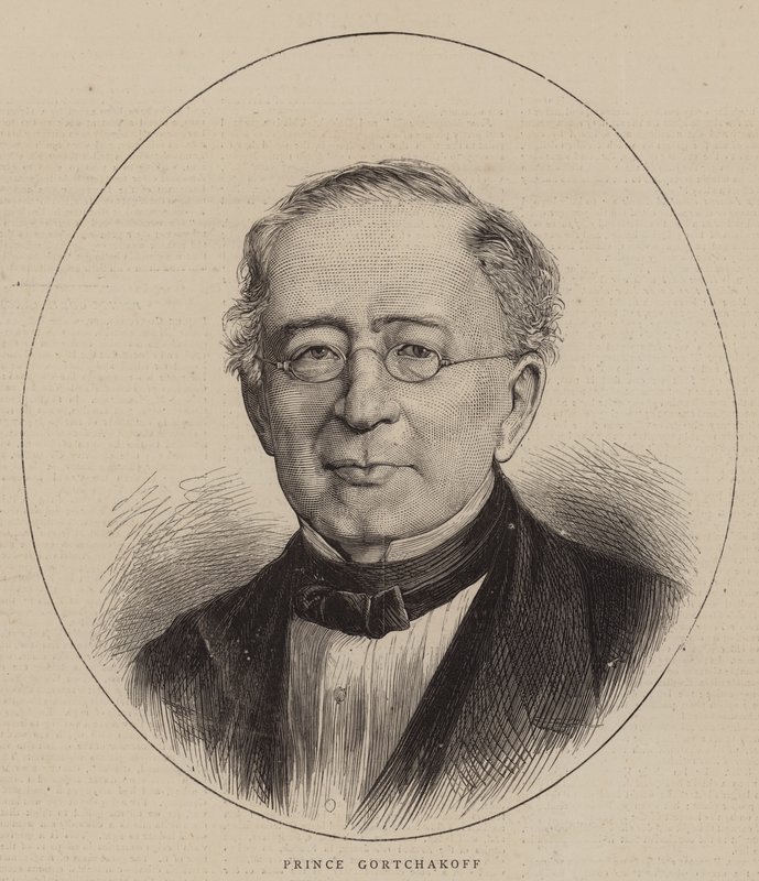 Príncipe Gortchakoff (grabado) de English School