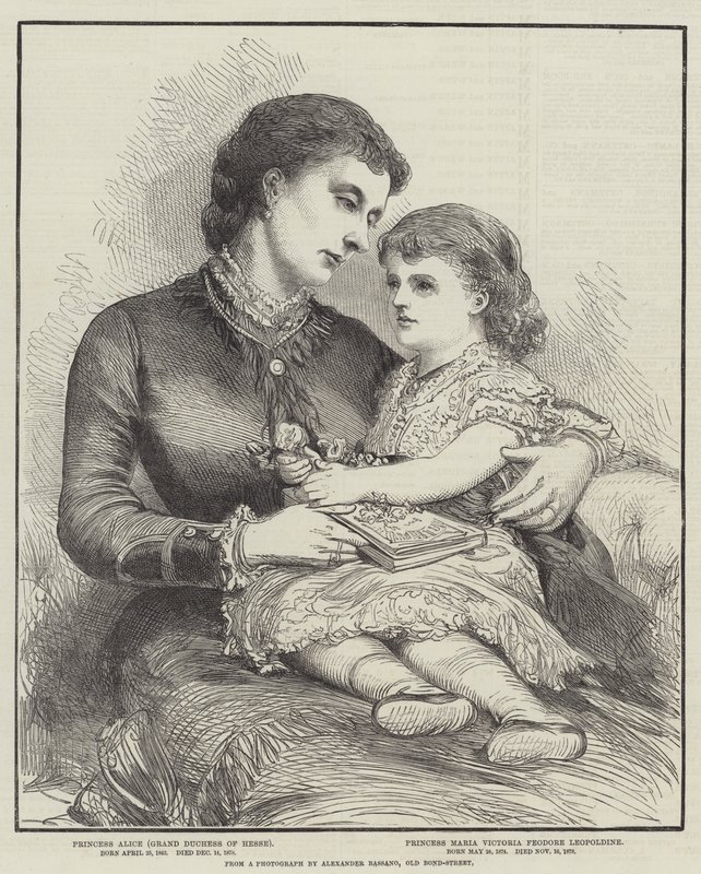 La Princesa Alicia y su hija de English School