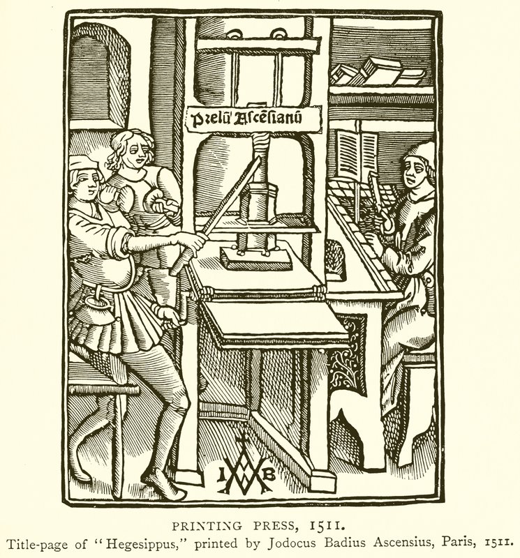 Imprenta, 1511 de English School