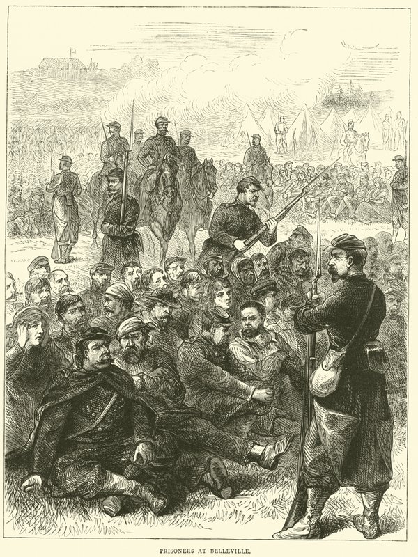 Prisioneros en Belleville, mayo 1871 de English School