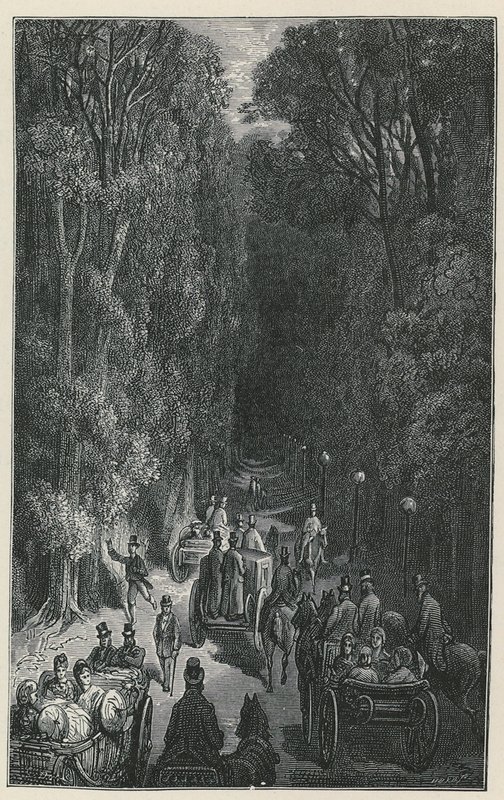 Procesión en Holland House, Middlesex de English School