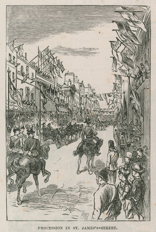 Procesión en St Jamess Street de English School
