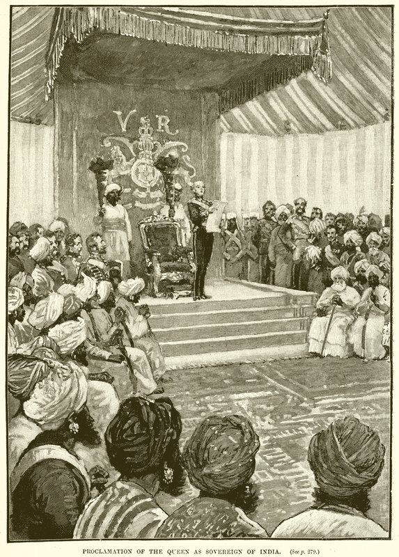 Proclamación de la Reina como Soberana de la India de English School