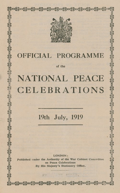 Programa de las Celebraciones Nacionales de la Paz de English School