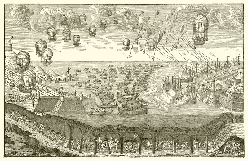 Invasión proyectada de Inglaterra por los franceses de English School