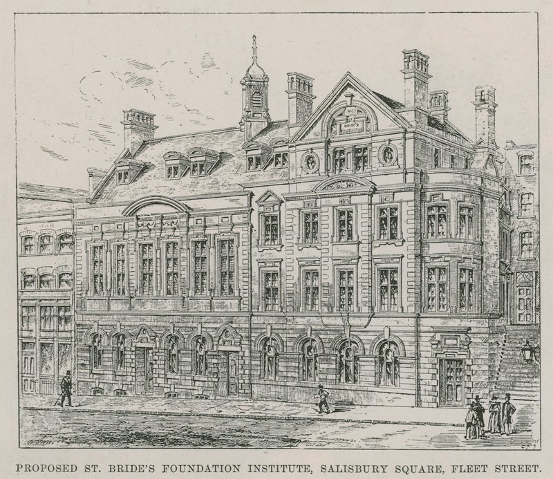 Propuesta de la Fundación Instituto St Brides, Salisbury Square, Fleet Street de English School