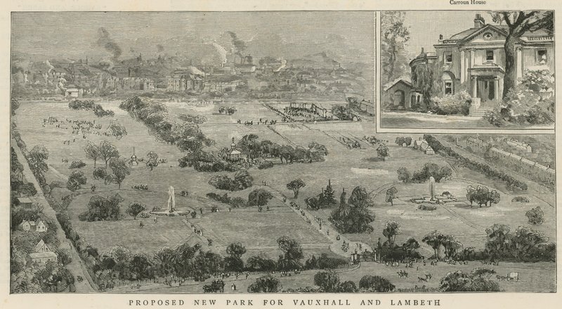 Propuesto nuevo parque para Vauxhall y Lambeth de English School