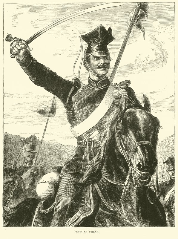 Uhlan prusiano, julio 1870 de English School