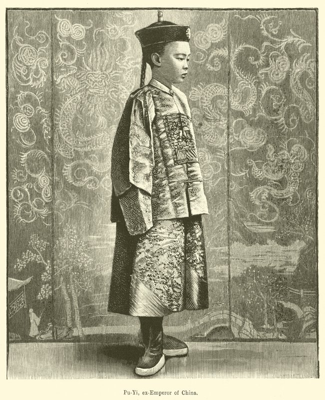 Pu-Yi, ex-emperador de China de English School