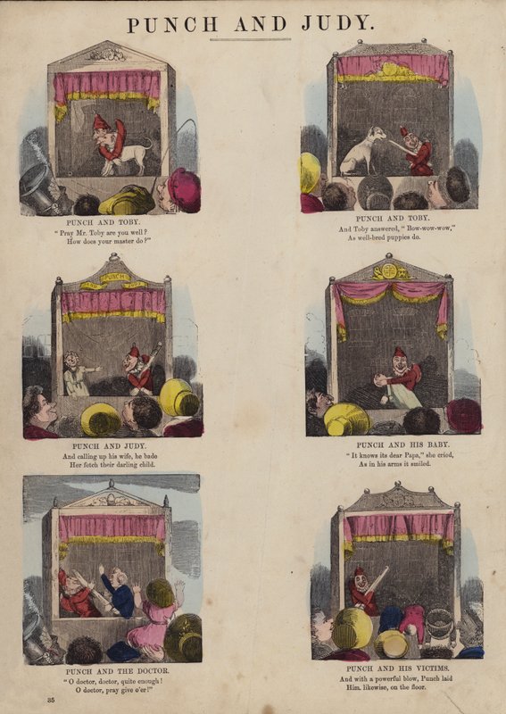 Espectáculo de Punch y Judy de English School