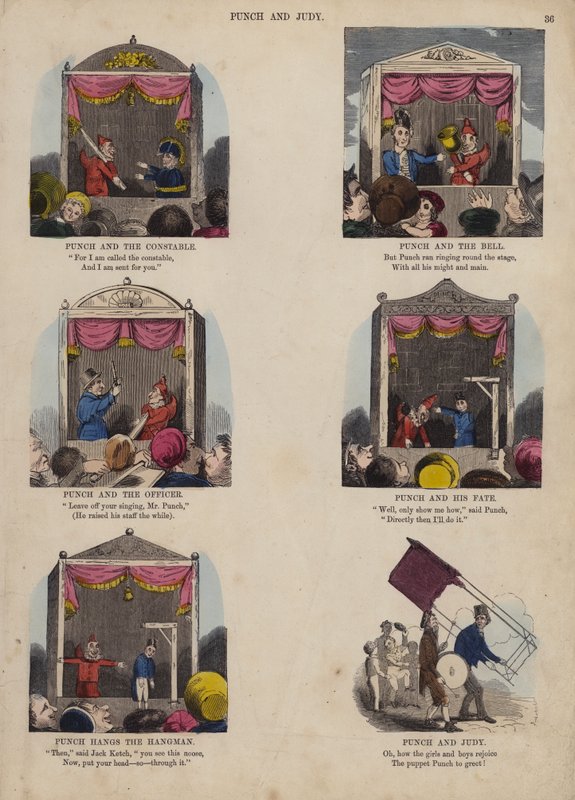 Espectáculo de Punch y Judy de English School