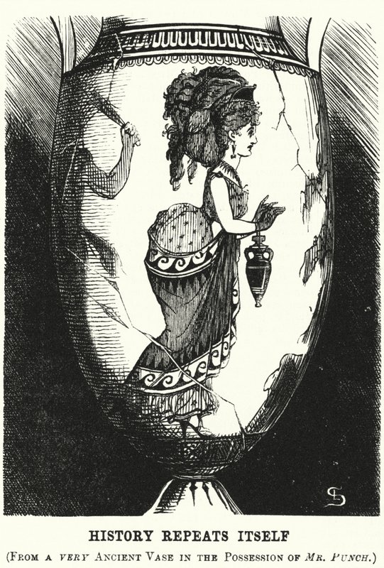 Caricatura de Punch: La Historia se Repite de English School