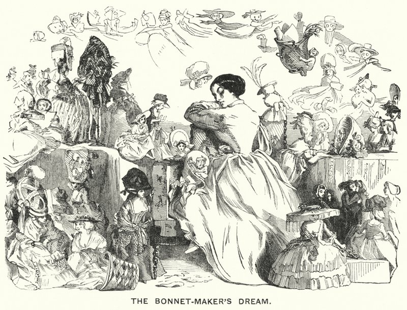 Caricatura de Punch: El Sueño del Sombrerero de English School