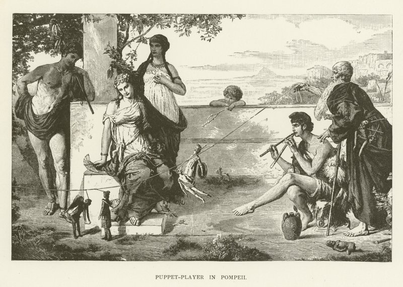 Titiretero en Pompeya de English School