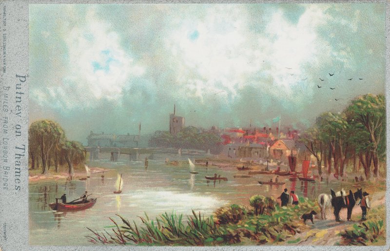 Putney en el río Támesis de English School