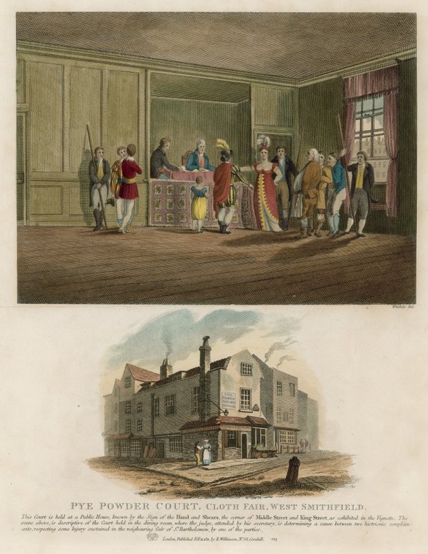 Pye Powder Court, Cloth Fair, West Smithfield de English School