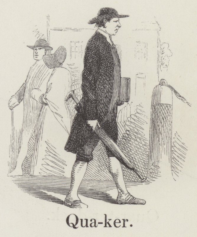 Cuáquero (grabado) de English School