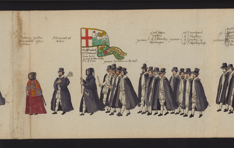 Procesión Fúnebre de la Reina Isabel I de English School