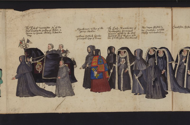 Procesión Fúnebre de la Reina Isabel I de English School