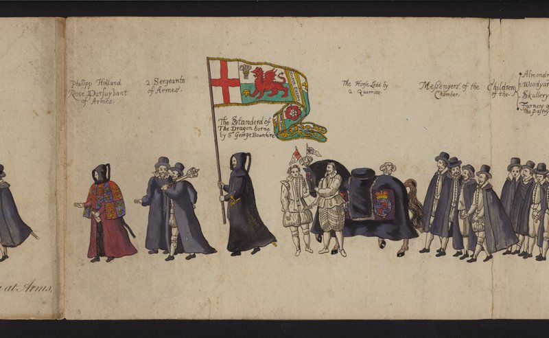 Procesión Fúnebre de la Reina Isabel I de English School