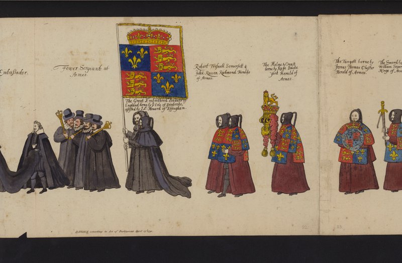 Procesión Fúnebre de la Reina Isabel I de English School