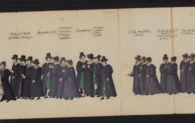 Procesión fúnebre de la Reina Isabel I de English School