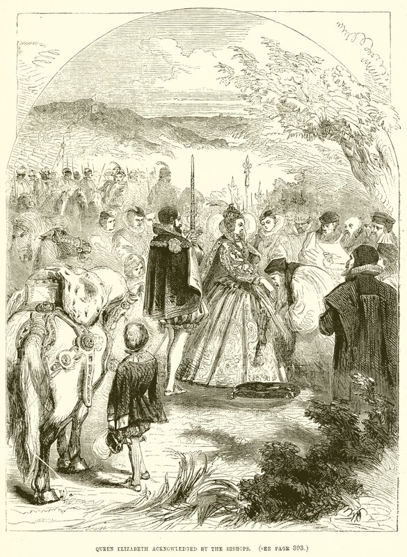 La Reina Isabel reconocida por los obispos de English School