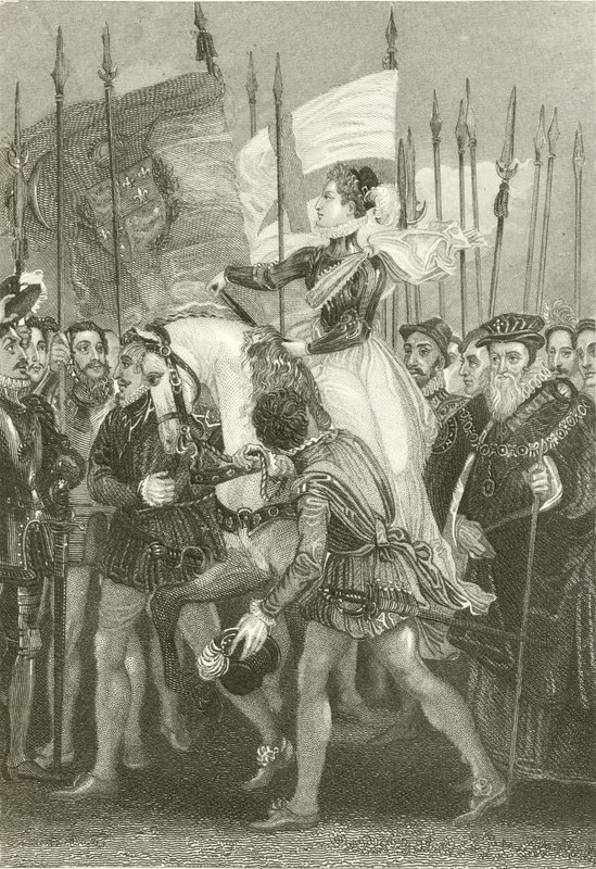 Reina Isabel en el Fuerte de Tilbury de English School