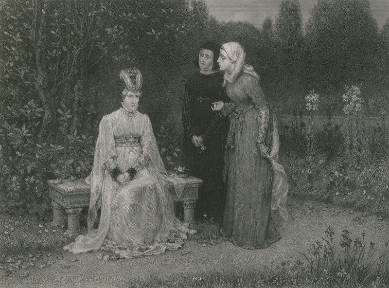 La reina Isabel y sus damas, Rey Ricardo II de English School