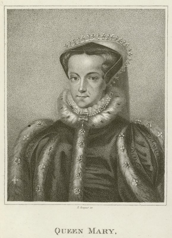 Reina María (grabado) de English School