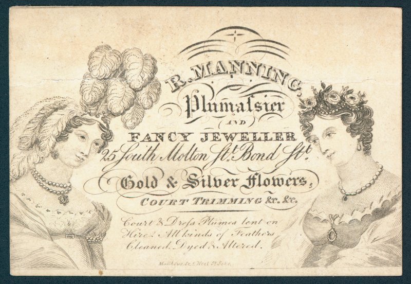 R Manning, plumista y joyero de fantasía de English School