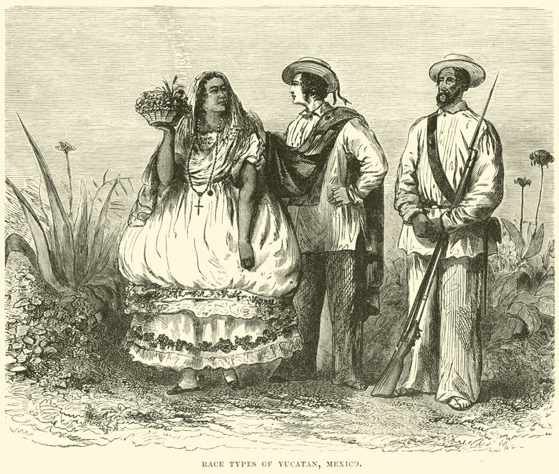 Tipos raciales de Yucatán, México de English School