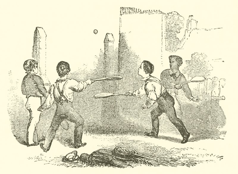 Raquetas (grabado) de English School
