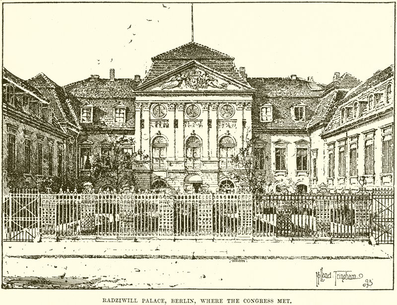 Palacio Radziwill, Berlín, donde se reunió el Congreso de English School