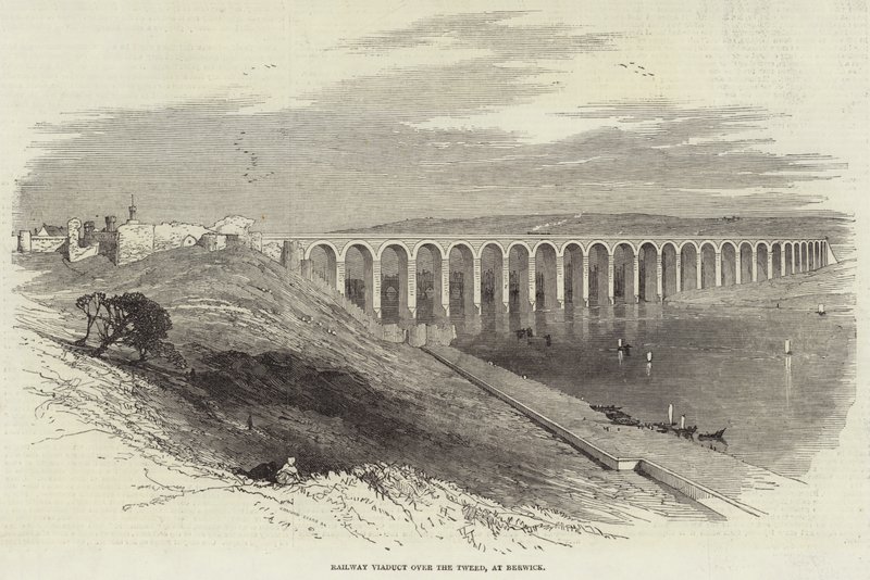 Viaducto Ferroviario sobre el Tweed, en Berwick de English School